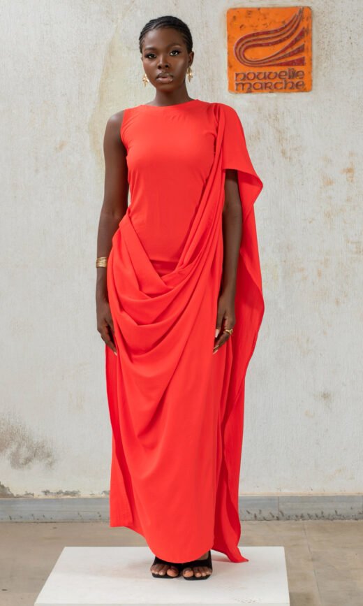 ROBE FIASSI-ROUGE