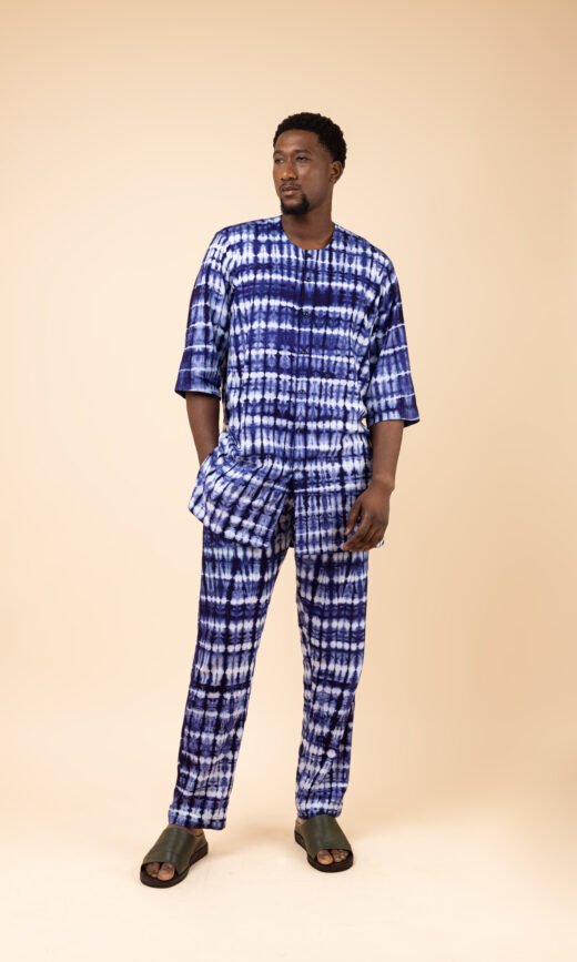 ENSEMBLE MEJI - BLEU MILITAIRE